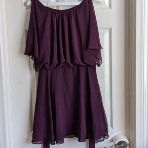 Violet flare dress